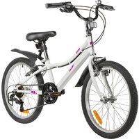 Детский велосипед Foxx Jasmine 20 2026 20SH6V.JASMINE.WT6 (белый)
