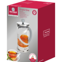 Френч-пресс Rondell Crystal Grey RDS-839