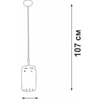 Подвесная люстра Vitaluce V5151-0/1S