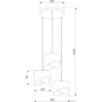 Подвесная люстра TK Lighting 4876 Grant Black