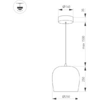 Подвесная люстра Arlight SP-PEONY-HANG-R250-15W 039549