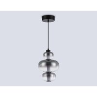 Подвесная люстра Ambrella light LH11057 BK/SM (черный/дымчатый)