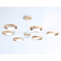 Люстра средней высоты Ambrella light FL51615/6 WH/LW