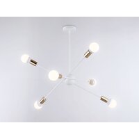 Подвесная люстра Ambrella light Traditional TR80432/6 WH/GD