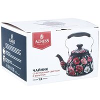 Чайник со свистком Agness Маки 916-408