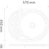 Кухонная мойка РМС MG6-5745OVR