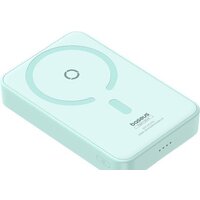 Внешний аккумулятор Baseus MagPro Magnetic Bracket Wireless Fast-Charging Power Bank 20W 5000mAh (мятный, китайская версия)