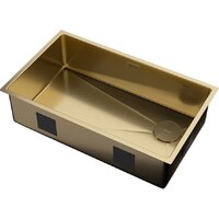 Кухонная мойка ZorG Zerox 74 U / IF Side SF PVD Gold