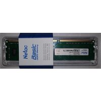 Оперативная память Netac Basic 4GB DDR3 PC3-12800 NTBSD3P16SP-04