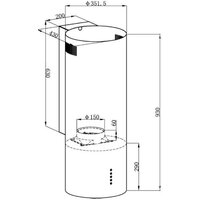 Кухонная вытяжка DeLonghi Oriana 315 NM