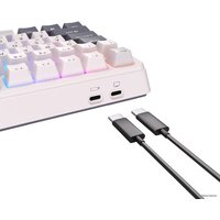 Клавиатура Royal Kludge RK-H81 RGB White Night (RK Cyan)