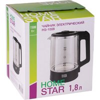 Электрический чайник HomeStar HS-1008 (черный)