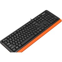 Клавиатура A4Tech Fstyler FKS10 (черный/оранжевый)