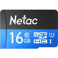 Карта памяти Netac P500 Standard 16GB NT02P500STN-016G-R (с адаптером)