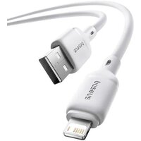 Кабель Baseus Silky Series Fast Charging Cable USB Type-A - Lightning (1 м, белый)