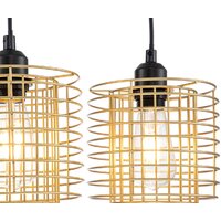 Подвесная люстра Escada Grid 10190/3S E27*40W Gold