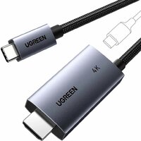 Кабель Ugreen CM675 HDMI - USB Type-C 55330 (2 м, черный)