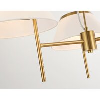 Подвесная люстра Ambrella LH72471/3 BS/WH (латунь/белый)
