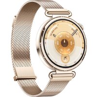 Умные часы Huawei Watch GT 6 41 мм (золотистый, с золотистым миланским браслетом, международная версия)