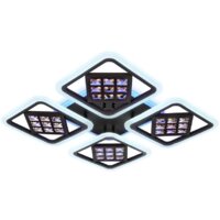 Припотолочная люстра Ambrella light FA287/4 CF/TI (кофе/янтарь)