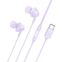 Наушники Hoco M113 USB Type-C (сиреневый)