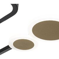 Подвесная люстра Escada 10225/SG LED (черный/золото)