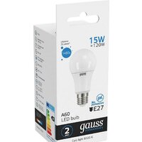 Светодиодная лампочка Gauss LED Elementary A60 15W E27 6500K 23235