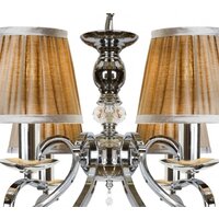 Подвесная люстра iLamp Holiday RM6116/8 (хром)