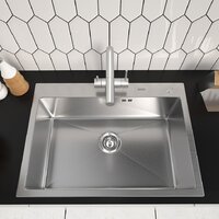 Кухонная мойка ARFEKA ECO AR 700*500 SATIN DECOR VOLCANIC ROCK