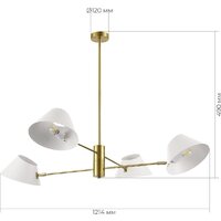 Подвесная люстра Evoluce SLE1253-353-04
