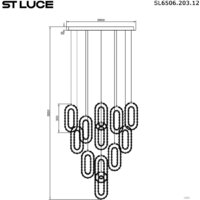 Подвесная люстра ST Luce SL6506.203.12