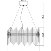 Подвесная люстра Arte Lamp Acapulco A1007SP-12GO