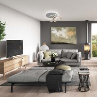 Припотолочная люстра Escada 10213/2LED BL (хром/золото)