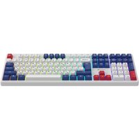 Клавиатура Оклик 725G (белый/красный)