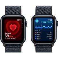 Умные часы Apple Watch SE 2 40 мм (алюминиевый корпус, полуночный/полуночный, нейлоновый ремешок)