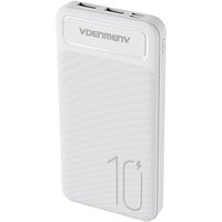 Внешний аккумулятор VDENMENV DP09 10000mAh (белый)
