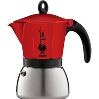 Гейзерная кофеварка Bialetti Moka Induction (6 порций, красный)