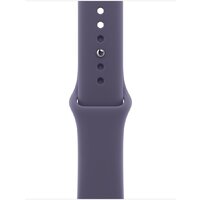 Умные часы Apple Watch Series 11 42 мм (алюминиевый корпус, серебристый/фиолетовый туман, спортивный силиконовый ремешок S/M)