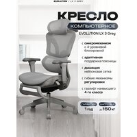Офисное кресло Evolution LX 3 Grey (серый)