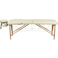 Массажный стол Atlas Sport складной 2-с 60 см деревянный (бежевый)
