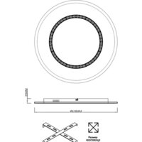 Светильник-тарелка Sonex Cosmo 7663/44L