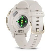 Умные часы Garmin Venu 3S (слоновая кость, с силиконовым ремешком)