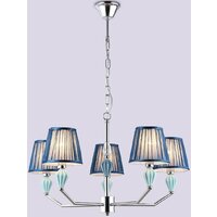 Подвесная люстра Ambrella light LH75063/8 CH/DB (хром/темно-синий)