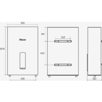 Накопительный электрический водонагреватель Haier ES100V-D1