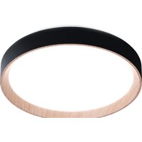 Светильник-тарелка Ambrella light FZ1324 (черный/светлое дерево)