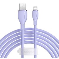Кабель Baseus Pudding Series Fast Charging Cable 2.4A USB Type-A - Lightning (1.2 м, фиолетовый)