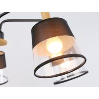 Люстра средней высоты Ambrella light TR4741/5 BK/LW