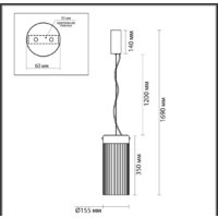 Подвесная люстра Odeon Light Pillari 5047/10L
