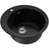 Кухонная мойка Mixline ML-GM13 551898 (ультра-черный)
