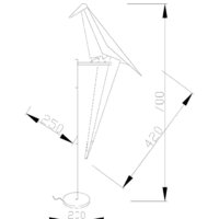 Настольная лампа Moderli Birds V3074-1TL